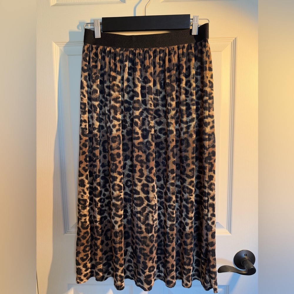 RD&Kokio Animal Print Mid Skirt (Size M)